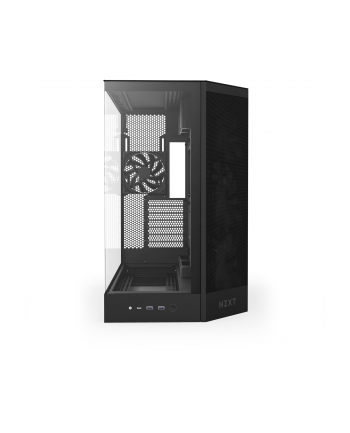 NZXT Obudowa H9 Flow 2025 Midi tower z oknem czarna