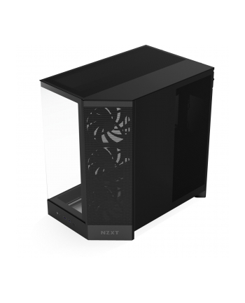 NZXT Obudowa H9 Flow 2025 Midi tower z oknem czarna