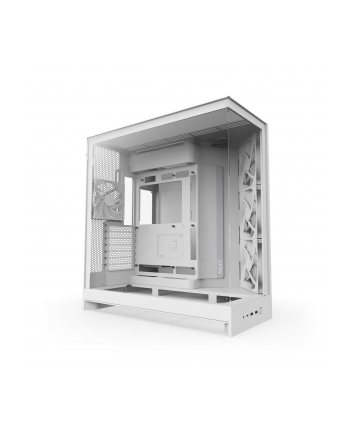 NZXT Obudowa H9 Flow 2025 Midi tower z oknem biała