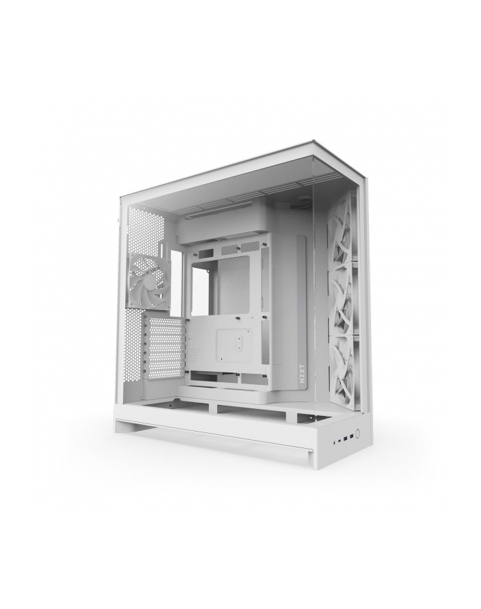 NZXT Obudowa H9 Flow 2025 Midi tower z oknem biała główny