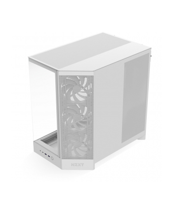 NZXT Obudowa H9 Flow 2025 Midi tower z oknem biała