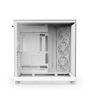 NZXT Obudowa H9 Flow 2025 Midi tower z oknem biała