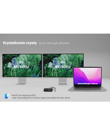i-tec Stacja dokująca USB-C Dual HDMI Power Delivery 100W
