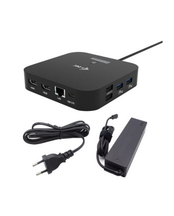 i-tec Stacja dokująca USB-C 2x HDMI Dock PD + Ładowarka 100W