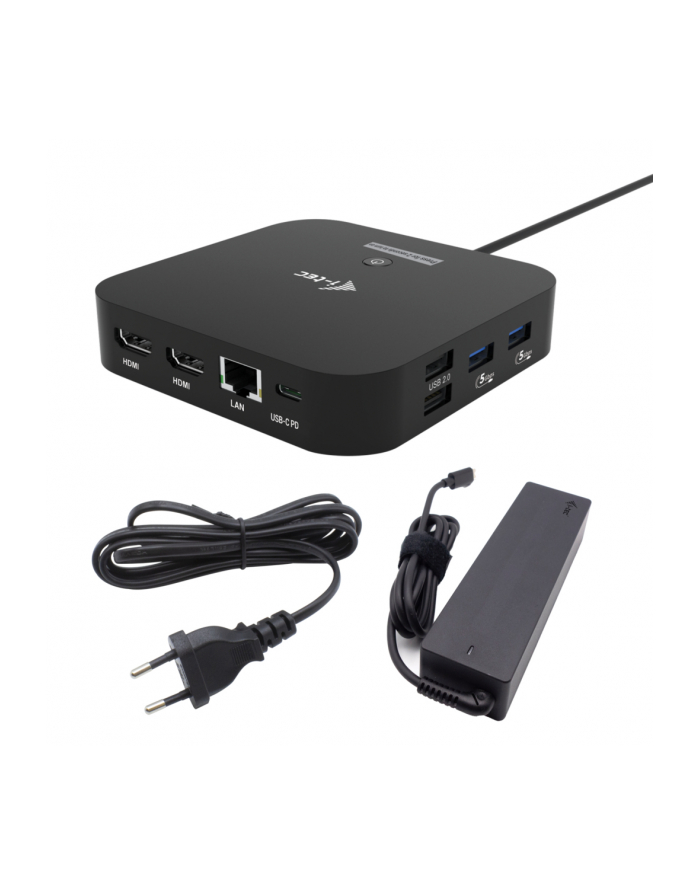 i-tec Stacja dokująca USB-C 2x HDMI Dock PD + Ładowarka 100W główny