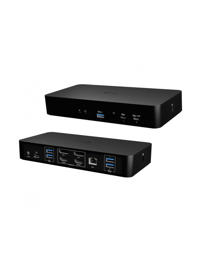 i-tec Stacja dokująca Universal Intelligent Dual Display Docking Station Power  Delivery 100W główny