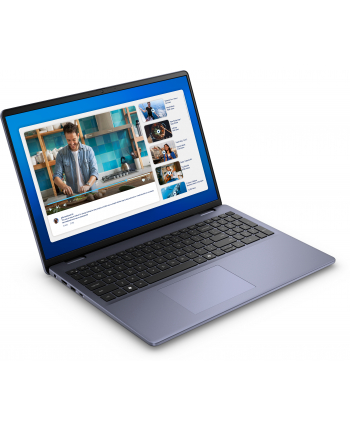 Laptop Dell 16 DC16251 W11P C5 120U/16GB/512GB/16.0 FHD+/Int/FgrPr/WLAN + BT/Backlit Kb/4 Cell/3YPS Midnight Blue