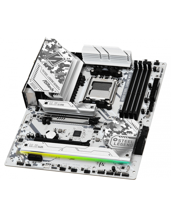 asrock Płyta główna B650 STEEL LEGEND WIFI AM5 4DDR5 HDMI/DP M.2 ATX główny