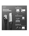 digitus Kabel adapter USB-A - RJ45 Kat. 6A S/FTP, 1 Gbit/s, USB 3.2 Gen1, LSZH, 5m - nr 4