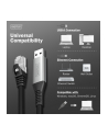 digitus Kabel adapter USB-A - RJ45 Kat. 6A S/FTP, 1 Gbit/s, USB 3.2 Gen1, LSZH, 10m - nr 18