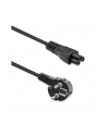 QOLTEC 50458 Kabel zasilający kątowy SCHUKO IEC C5 Koniczynka 3x1.0mm 1.5m - nr 1