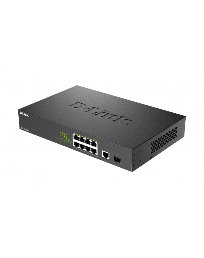 D-LINK 8 Gigabit PoE/PoE+ ports And 1 Gigabit port And 1 SFP port Metallic 125W PoE budget główny