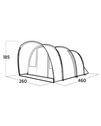 Easy Camp Namiot 4 Os Skarvan Granatowy nr 2