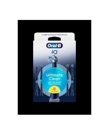 Oral-B Końcówki iO Ultimate Clean Black XXL 8szt. nr 2