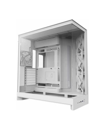 NZXT Obudowa H9 Flow 2025 Midi tower z oknem biała