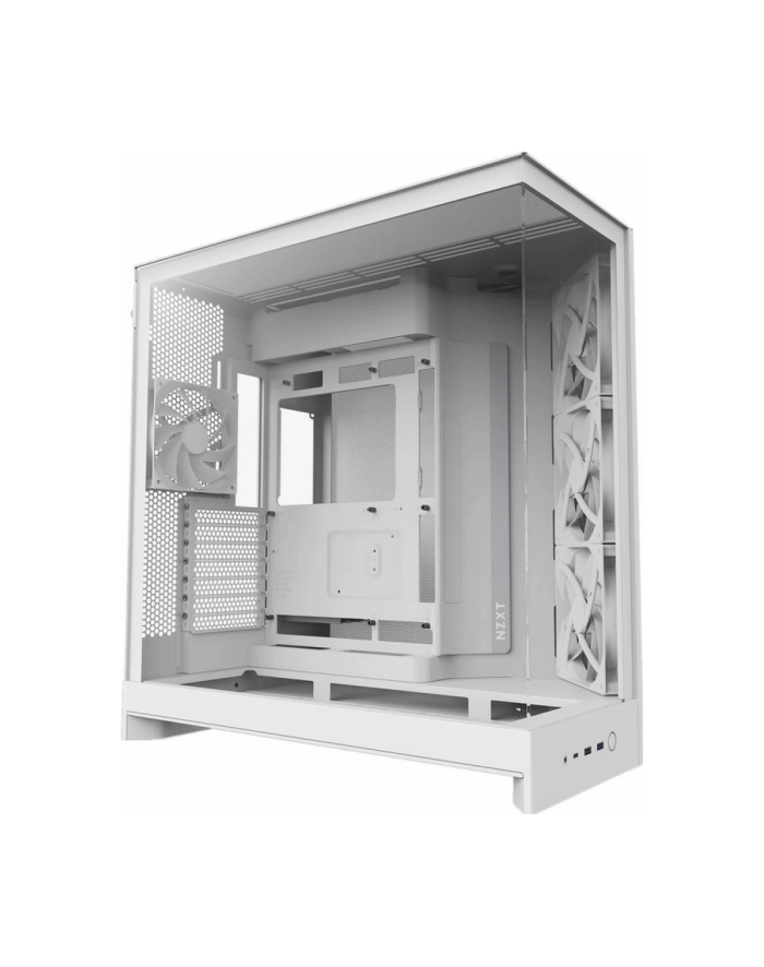 NZXT Obudowa H9 Flow 2025 Midi tower z oknem biała główny