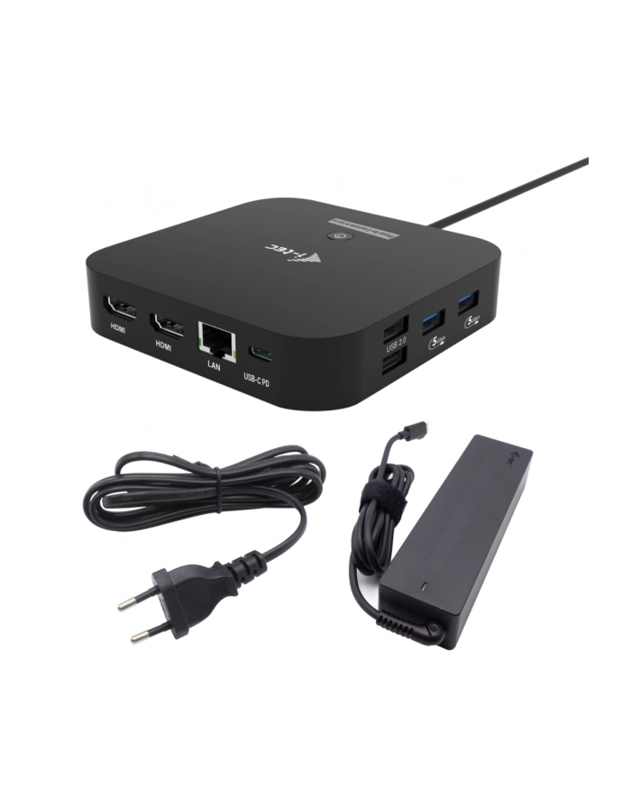 i-tec Stacja dokująca USB-C 2x HDMI Dock PD + Ładowarka 100W główny