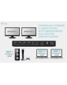 i-tec Stacja dokująca USB-C KVM Dock PRO Three Hosts Dual Video 2x Power Delivery max 92W - nr 2