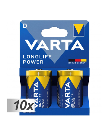 10x2 Varta Longlife Power Mono D LR 20 PU karton wewn. nr 1