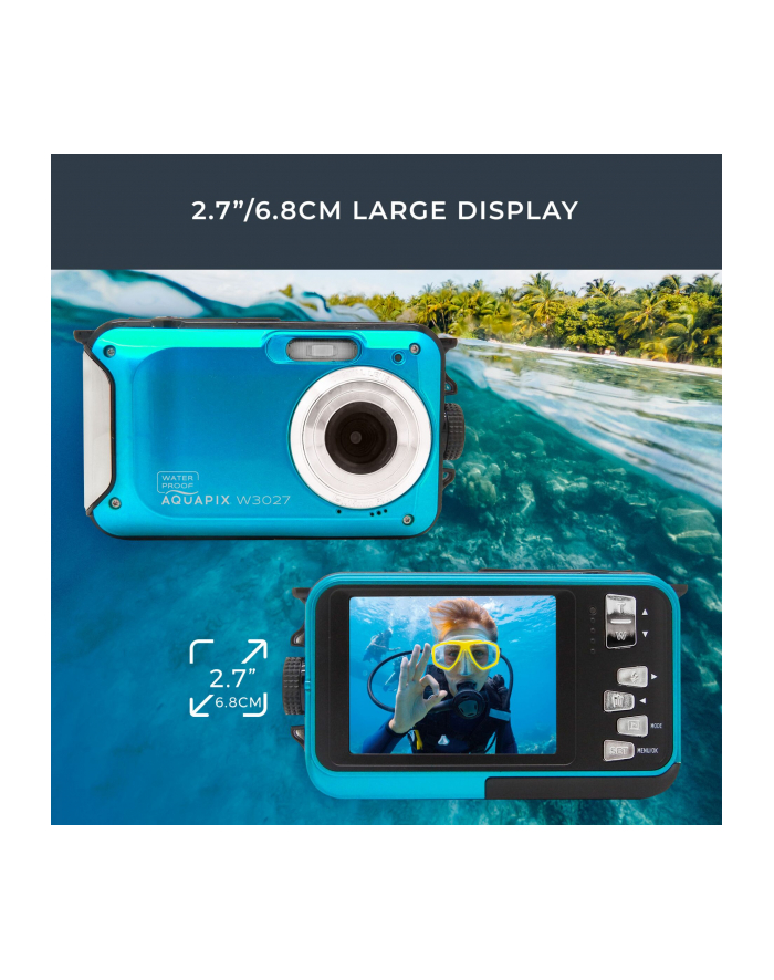 Easypix Aquapix W3027 Wave niebieski główny
