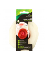 Charles Viancin ROSE 11,5 cm 2 Pokrywa silikonowa bial/czerw. - nr 1