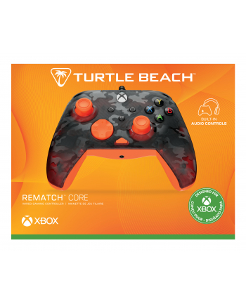Turtle Beach Rematch Core Wire XB Ghost Camo Black 'amp; pomarancz