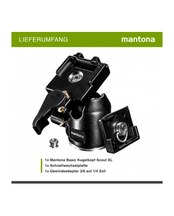 Mantona Kugelkopf dla Scout XL