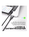 STATIK PowerPivot Pro braided czerwonyating USB-C Cable Black 3m - nr 17