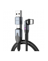 STATIK PowerPivot Pro braided czerwonyating USB-C Cable Black 1m - nr 6