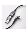 STATIK PowerPivot Pro braided czerwonyating USB-C Cable Black 1m - nr 9