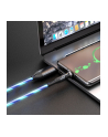 STATIK PowerPivot Pro czerwonyating 2-in-1 USB-C Cable Blue Glow 2m - nr 10