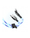 STATIK PowerPivot Pro czerwonyating 2-in-1 USB-C Cable Blue Glow 2m - nr 4