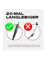 STATIK 360Pro braided czerwonyating 3 magn. tips 6-in-1 Cable Black 2m - nr 14