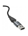 STATIK 360Pro braided czerwonyating 3 magn. tips 6-in-1 Cable Black 2m - nr 9