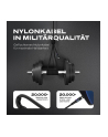 STATIK 360Pro braided czerwonyating 3 magn. tips USB-C Cable Black 2m - nr 11