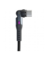 STATIK 360Pro braided czerwonyating 3 magn. tips USB-C Cable Black 2m - nr 6