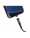 STATIK 360Pro braided czerwonyating 3 magn. tips USB-C Cable Black 2m - nr 7