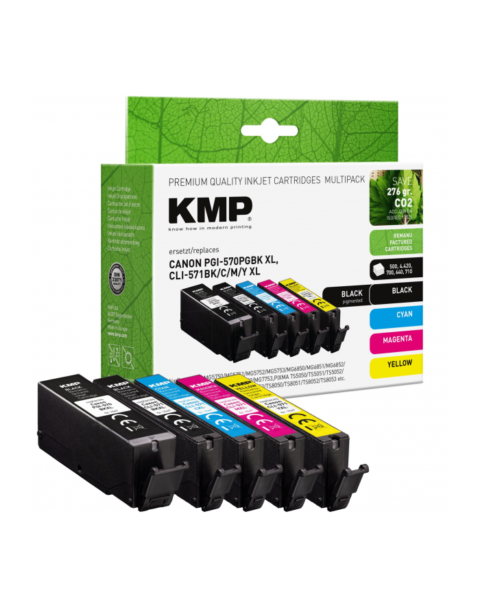 KMP multipak 0318C004 Canon PGI-570/CLI-571 XL główny