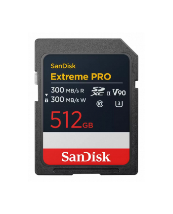 SanDisk ExtremePRO SDXCV90 512GB 300MB UHS-II  SDSDXDM-512G-GN4IN nr 1