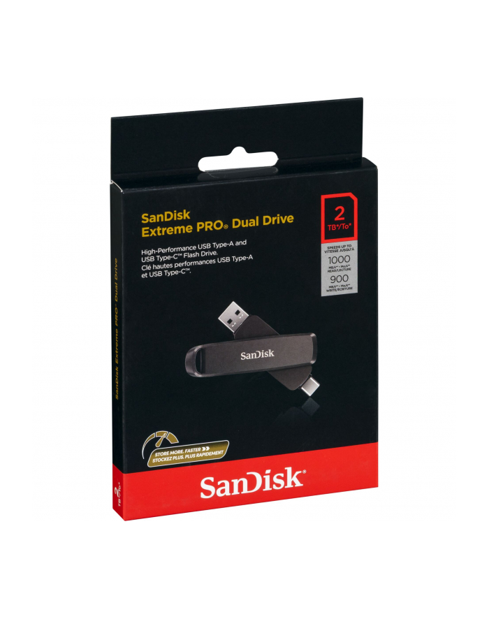 SanDisk Extreme Pro Dual Dri 2TB USB A+C  Flash   SDDDE1-2T00-G46 główny