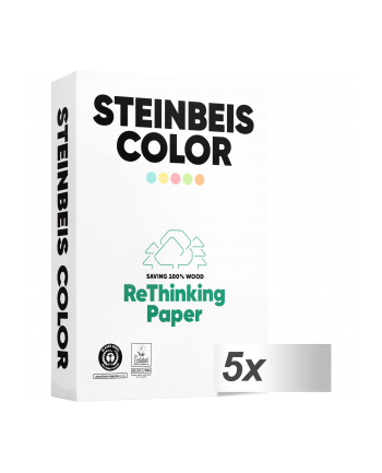 5x 500 Bl Steinbeis Magic Colour zielony A 4 80 g Recyclingpapier