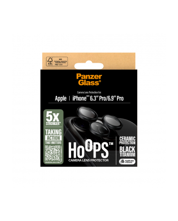 PanzerGlass Hoops Ceramic Camera Lens Pczerwonyector iP 16 Pro / Max nr 2