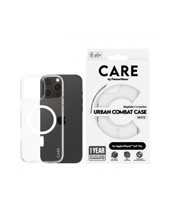 CARE by PanzerGlass Flagship Case Transp WH MagSafe iP 16 P M