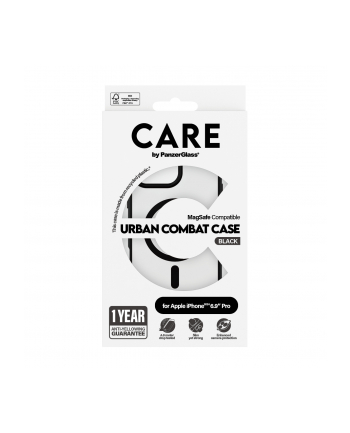 CARE by PanzerGlass Case Transp Black Frame MagSafe iP 16 Pro M nr 2