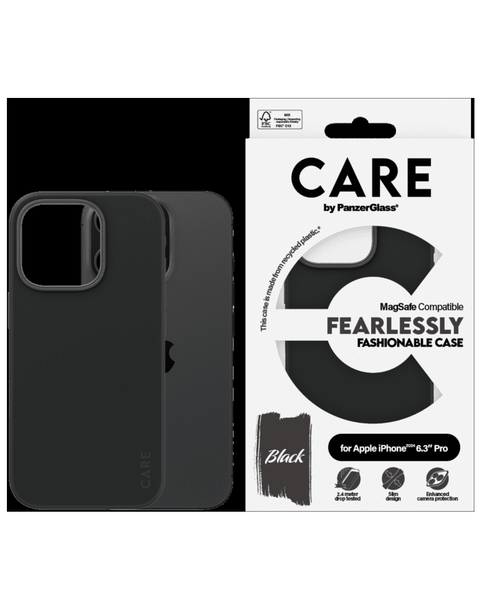 CARE by PanzerGlass Fashionable Case BK MagSafe iP 16 Pro główny