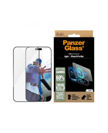 PanzerGlass Gaming Screen Pczerwonyector iPhone 16 Pro Max UWF nr 1