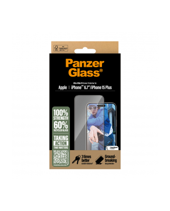 PanzerGlass Screen Pczerwonyector iPhone 16 Plus 15 Plus UWF nr 2