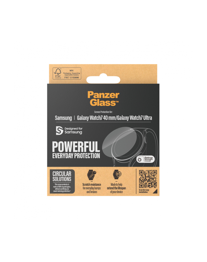 PanzerGlass Screen Pczerwonyector Galaxy Watch7 40mm Watch U UWF główny