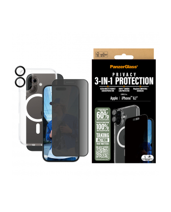 PanzerGlass 3-in-1 Privacy Ptotection Bundle iPhone 16 nr 2