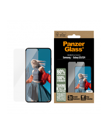 PanzerGlass Screen Pczerwonyector Samsung Galaxy S25 S24 UWF